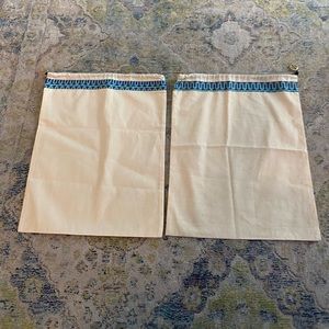 NEW 2 Tory Burch 15” x 12” Designer Luxury Dust Bags